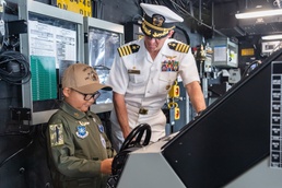 USS Portland (LPD 27) Make-A-Wish Visit at LA Fleet Week