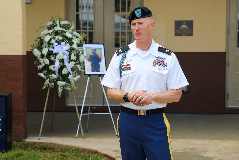 CPL Jacob R. Fleischer Memorial Building Dedication Ceremony