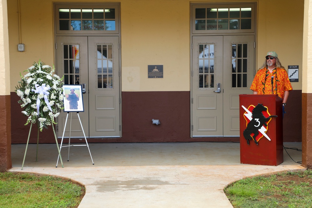 CPL Jacob R. Fleischer Memorial Building Dedication Ceremony