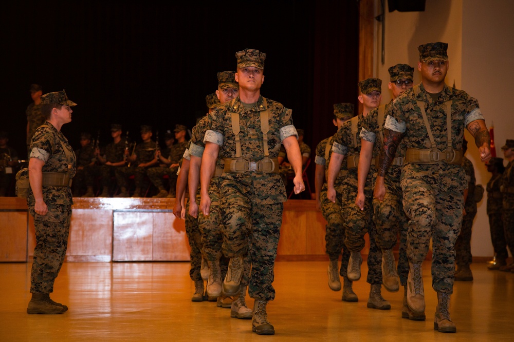 Headquarters and Support Battalion Conducts a Change of Command Ceremony on Camp Foster