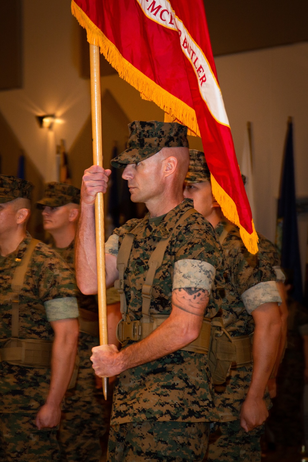 Headquarters and Support Battalion Conducts a Change of Command Ceremony on Camp Foster