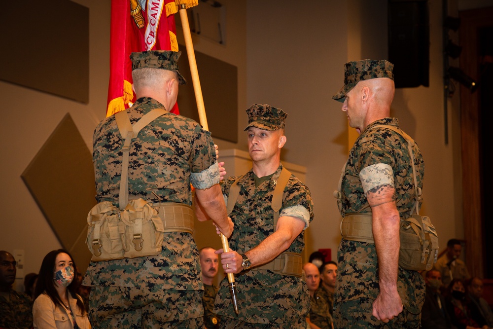 Headquarters and Support Battalion Conducts a Change of Command Ceremony on Camp Foster