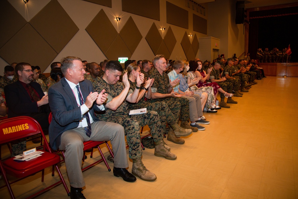 Headquarters and Support Battalion Conducts a Change of Command Ceremony on Camp Foster