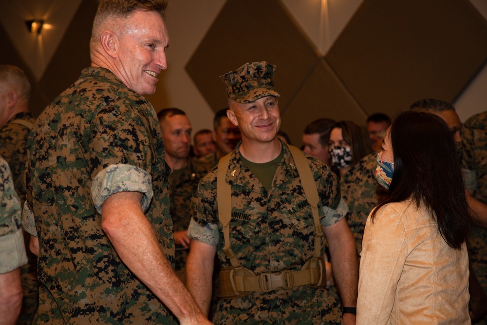 Headquarters and Support Battalion Conducts a Change of Command Ceremony on Camp Foster