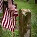 NMCP SAILORS PLACE MEMORIAL DAY FLAGS AT NSA HR-PA CEMETERY