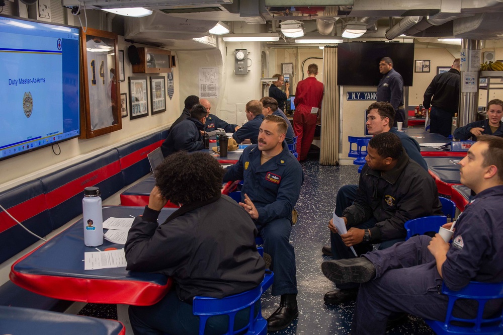 USS Jason Dunham (DDG 109) Conduct a PQS Rodeo