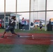 Abraham Lincoln Sailors participate in a MWR softball game