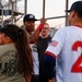 Abraham Lincoln Sailors participate in a MWR softball game