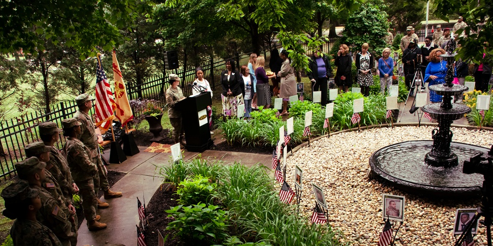 Gold Star Family members release butterflies ahead of Memorial Day
