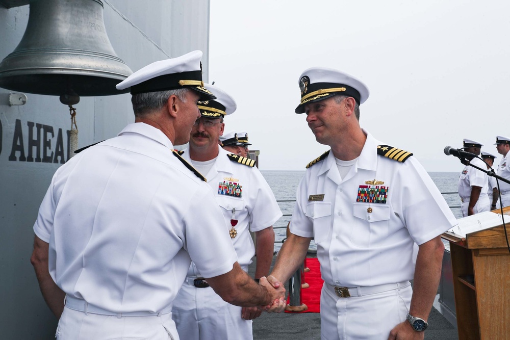 Mobile Bay holds a change of command