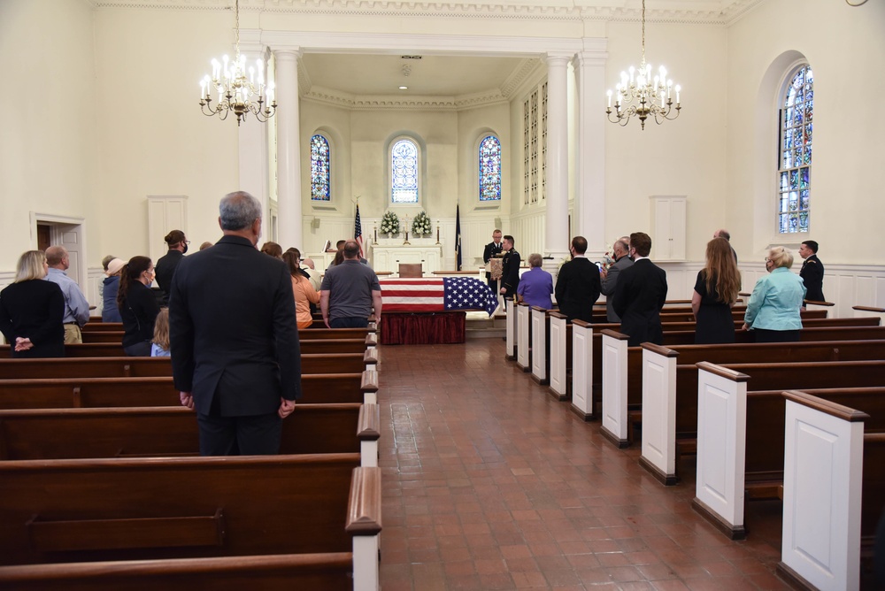 Army 1st Lt. George Crisp ANC Funeral