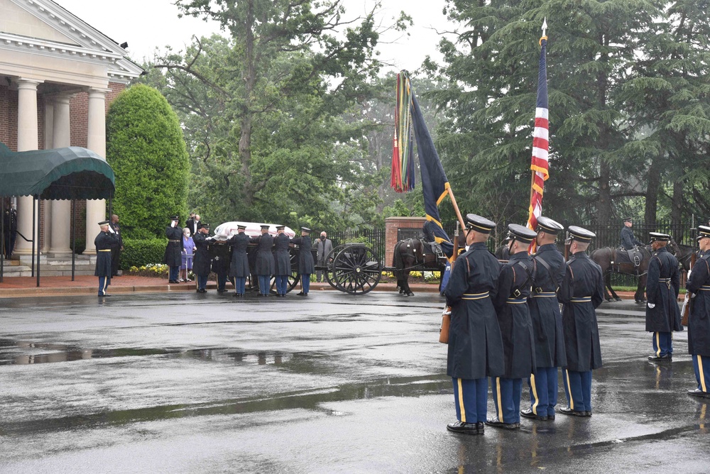 Army 1st Lt. George Crisp ANC Funeral