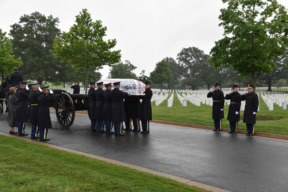 Army 1st Lt. George Crisp ANC Funeral