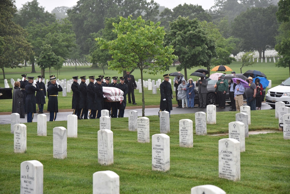 Army 1st Lt. George Crisp ANC Funeral