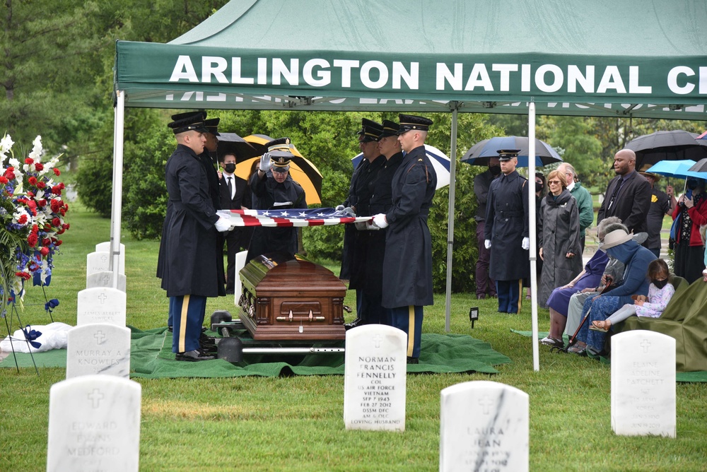 Army 1st Lt. George Crisp ANC Funeral