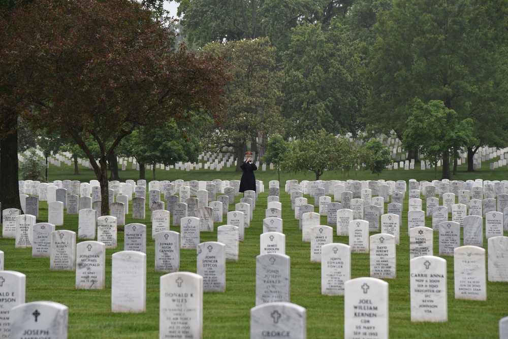 Army 1st Lt. George Crisp ANC Funeral