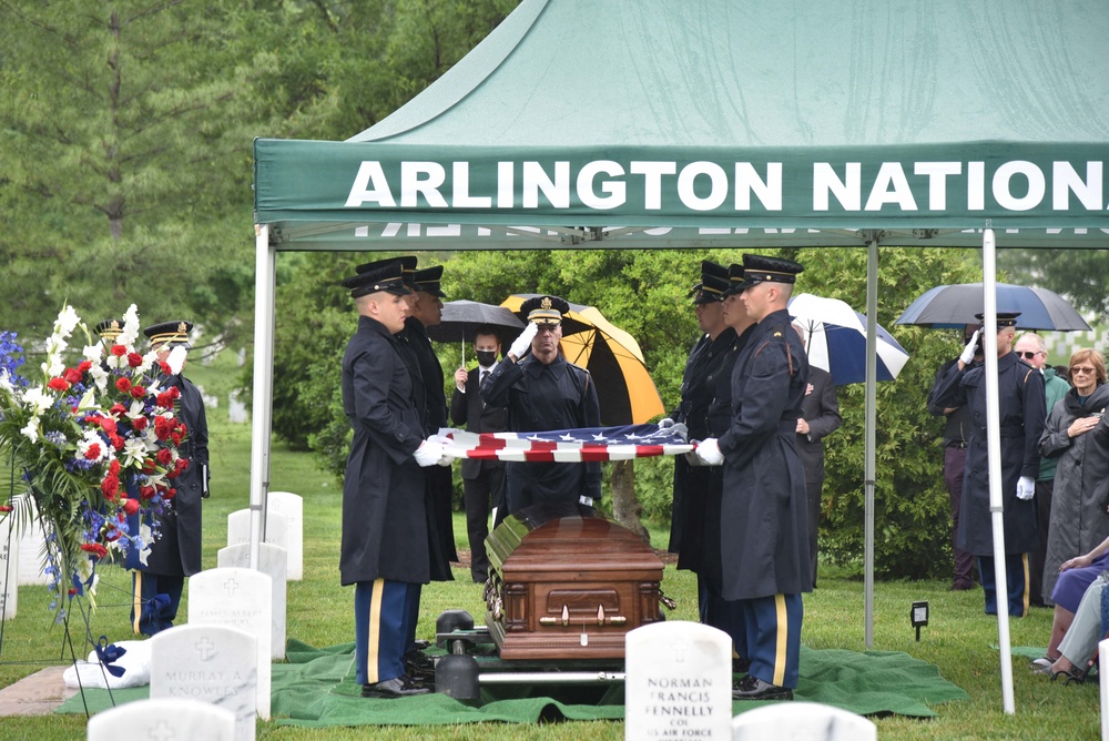 Army 1st Lt. George Crisp ANC Funeral