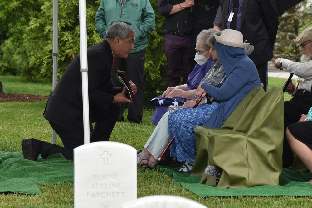 Army 1st Lt. George Crisp ANC Funeral