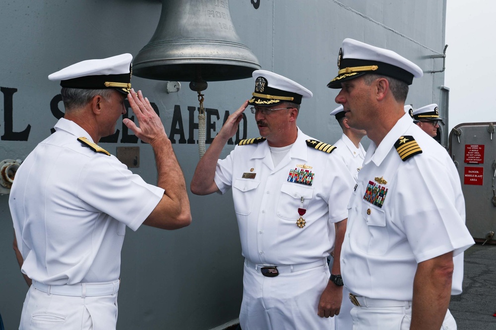 Mobile Bay holds a change of command