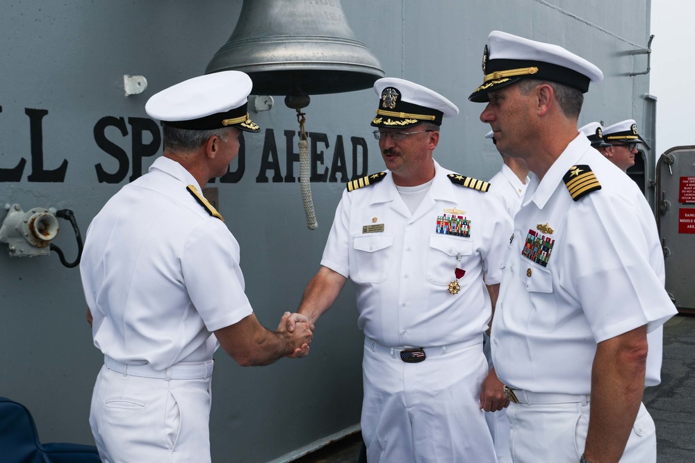 Mobile Bay holds a change of command