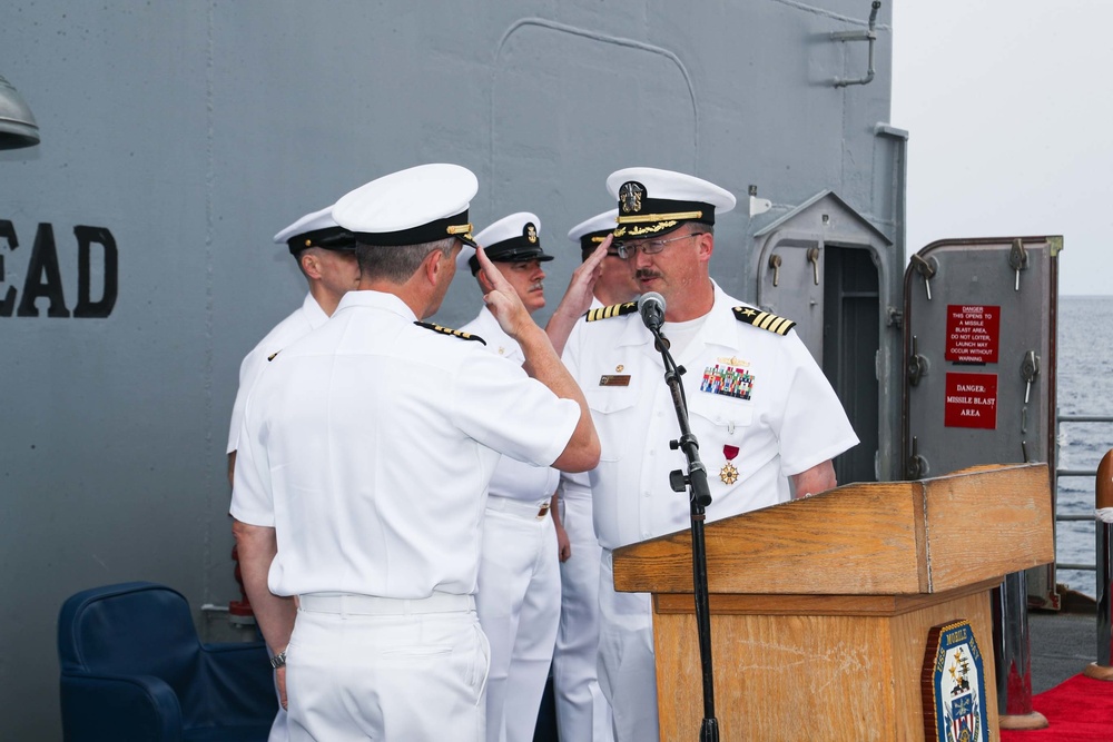 Mobile Bay holds a change of command