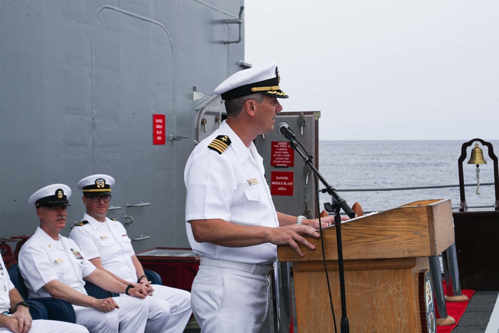 Mobile Bay holds a change of command