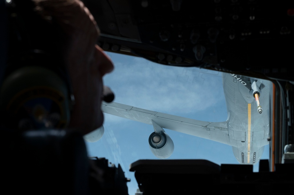 317th Airlift Squadron Conducts Aerial Refueling Mission
