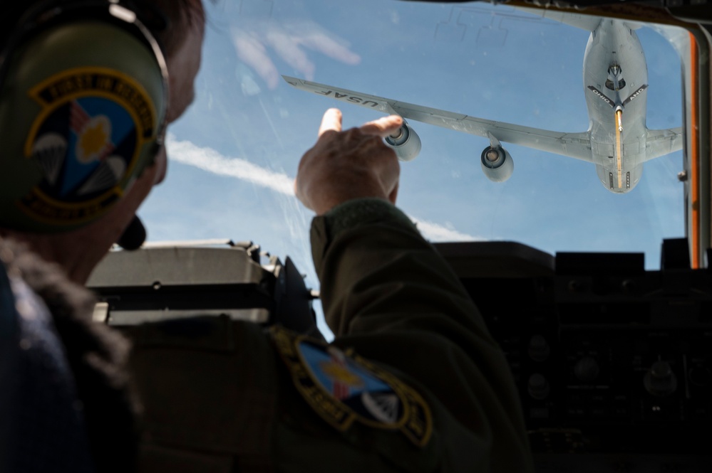 317th Airlift Squadron Conducts Aerial Refueling Mission