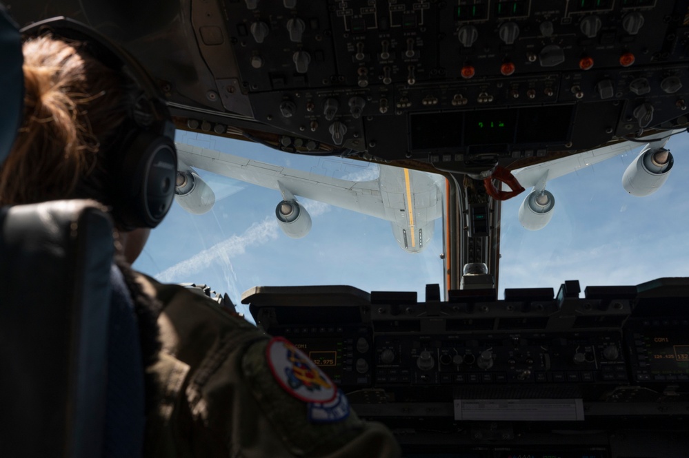317th Airlift Squadron Conducts Aerial Refueling Mission