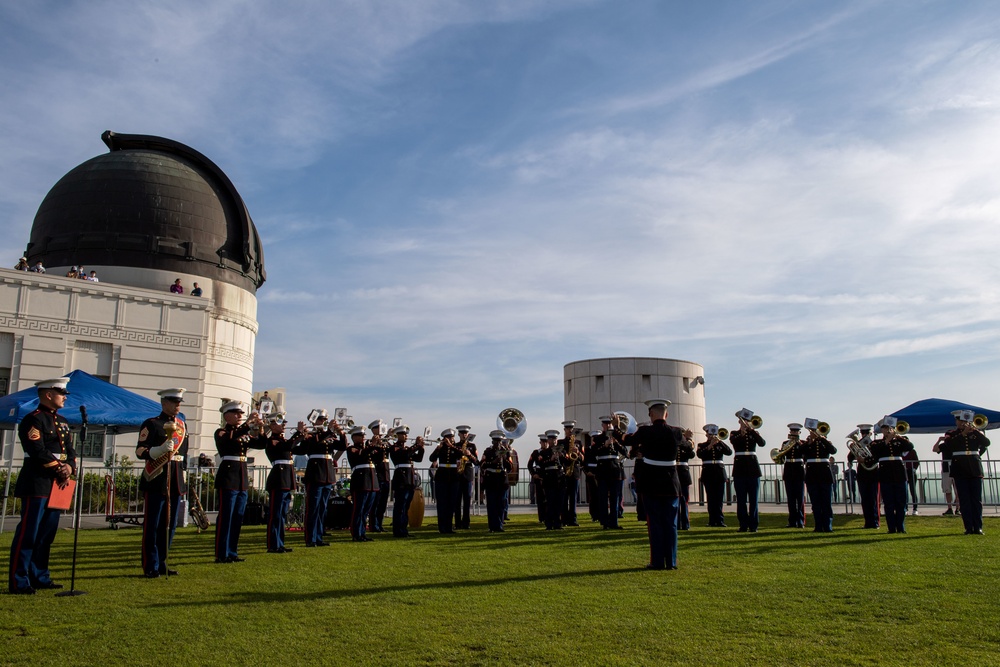 LA Fleet Week 1st Marine Division Band at Griffith Park