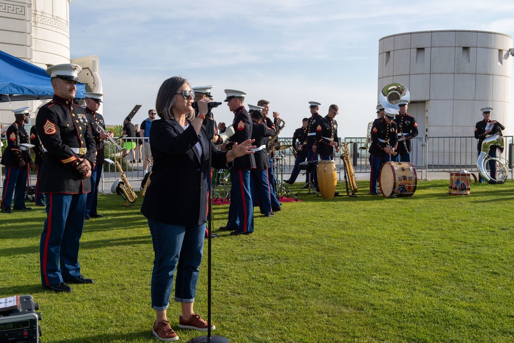 LA Fleet Week 1st Marine Division Band at Griffith Park