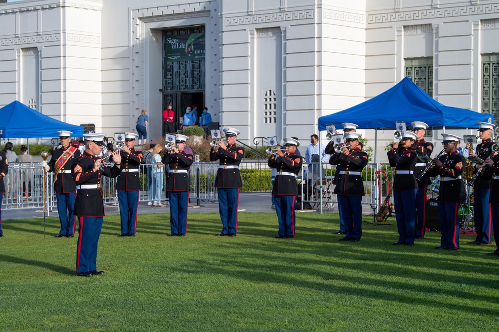 LA Fleet Week 1st Marine Division Band at Griffith Park