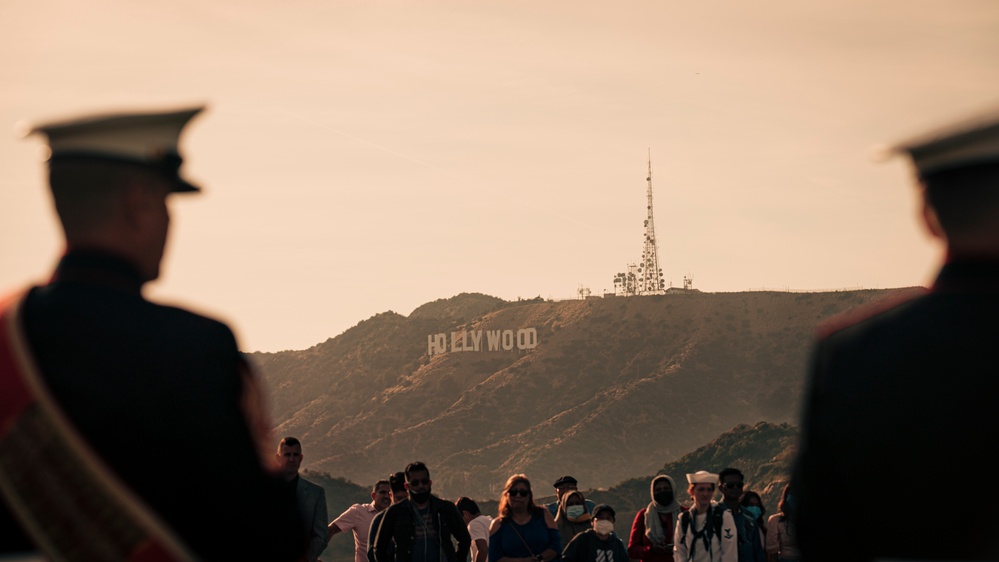 LA Fleet Week: 1st Marine Division Band Plays Sunset Concert at Griffith Observatory