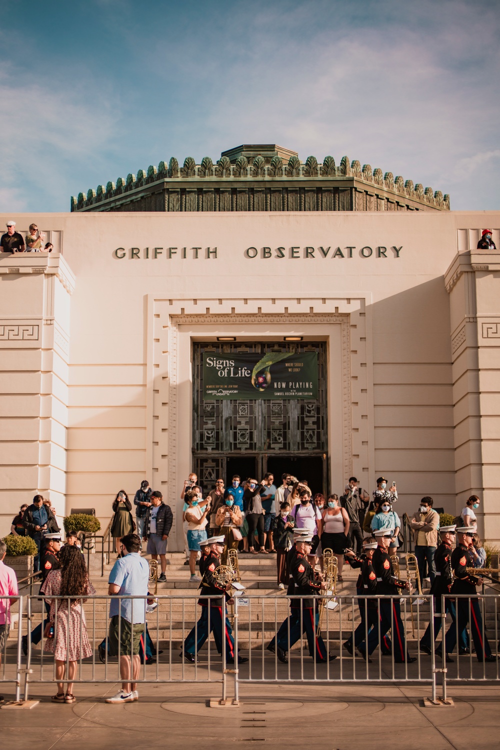 LA Fleet Week: 1st Marine Division Band Plays Sunset Concert at Griffith Observatory