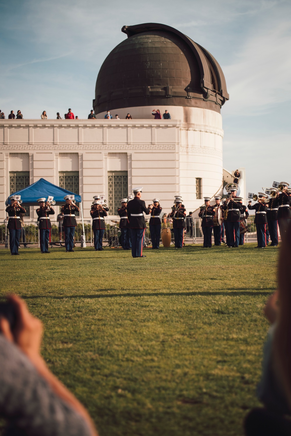 LA Fleet Week: 1st Marine Division Band Plays Sunset Concert at Griffith Observatory