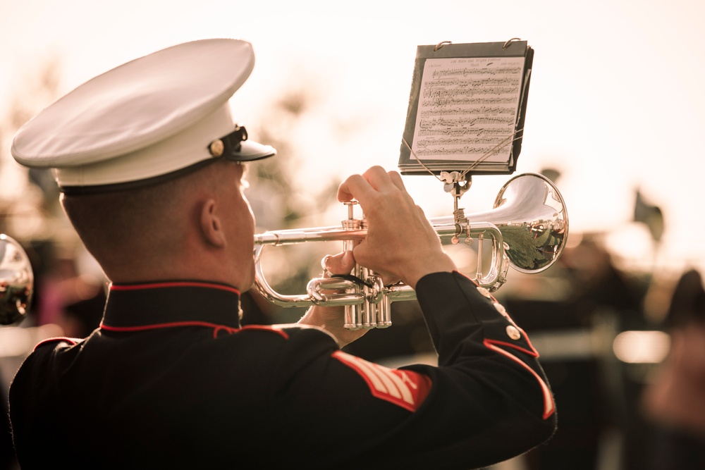 LA Fleet Week: 1st Marine Division Band Plays Sunset Concert at Griffith Observatory