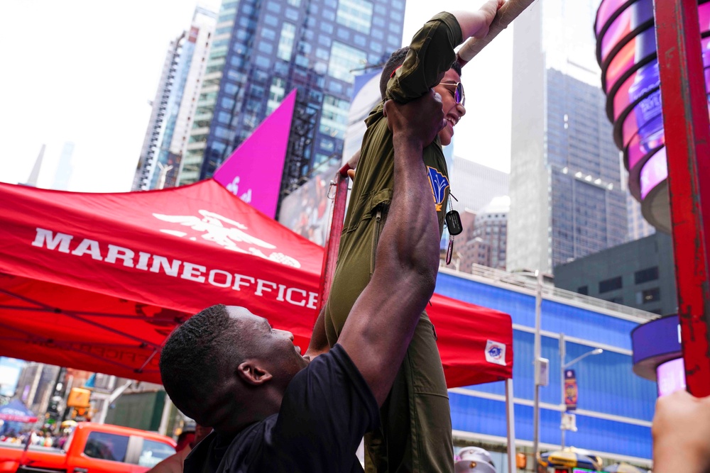 Naval forces return to Times Square during Fleet Week New York 2022