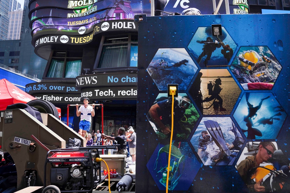 Naval forces return to Times Square during Fleet Week New York 2022