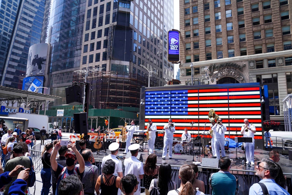 Naval forces return to Times Square during Fleet Week New York 2022