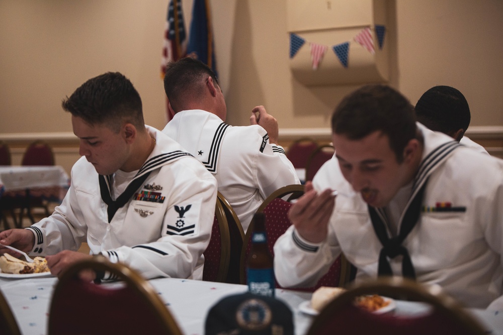 VFW Post 9587 hosts Marines and Sailors
