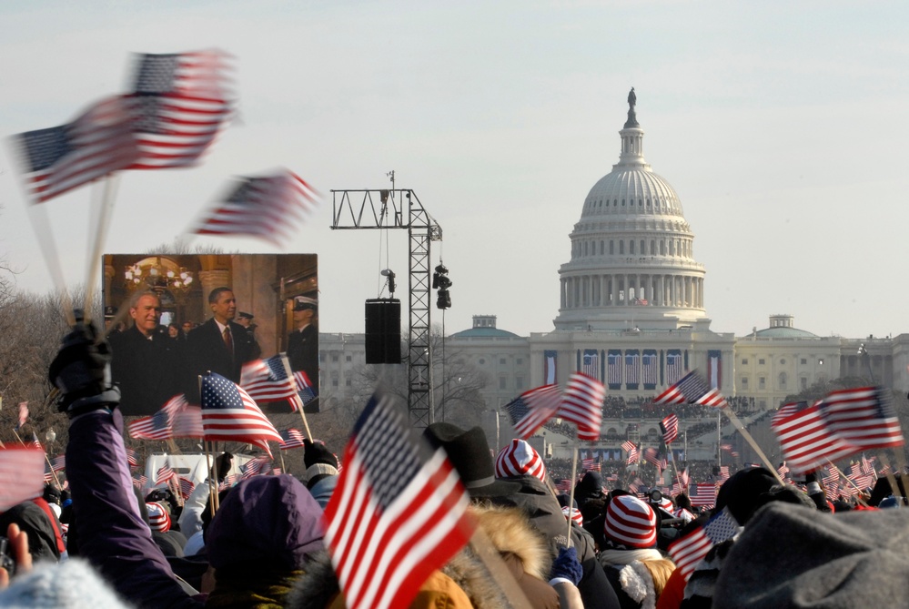 National Guard Soldiers and Airmen support events during the 56th Presidential Inauguration