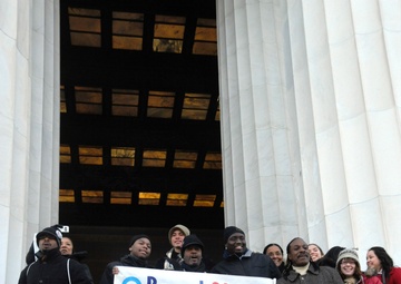 National Guard Soldiers and Airmen support events during the 56th Presidential Inauguration