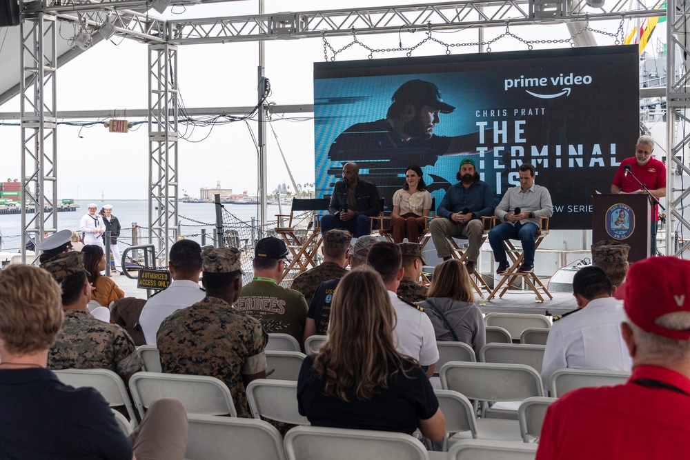 Sailors and Marines Attend "The Terminal List" Panel at LA Fleet Week
