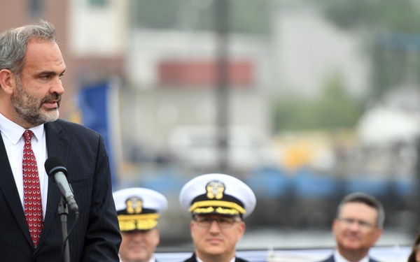 Commissioning ceremony for the USS Oregon (SSN 793)