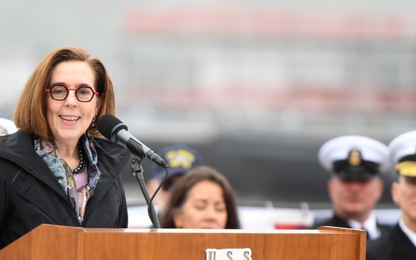 Commissioning ceremony for the USS Oregon (SSN 793)