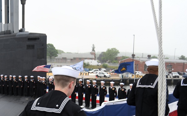 Commissioning ceremony for the USS Oregon (SSN 793)