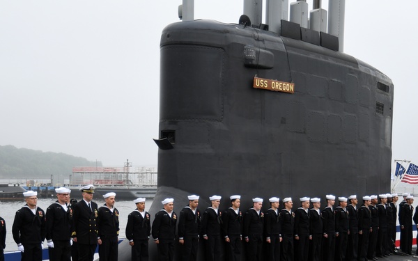 Commissioning ceremony for the USS Oregon (SSN 793)