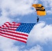 The U.S. Army Parachute Team jumps in Miami for Hyundai Air and Sea Show