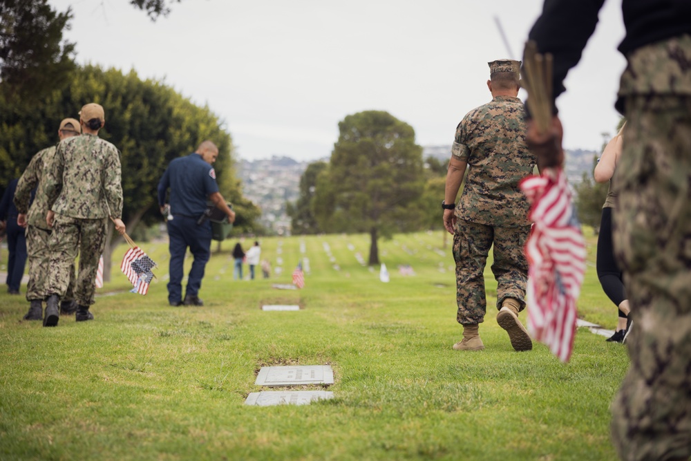 LA Fleet Week: Flags for the Fallen