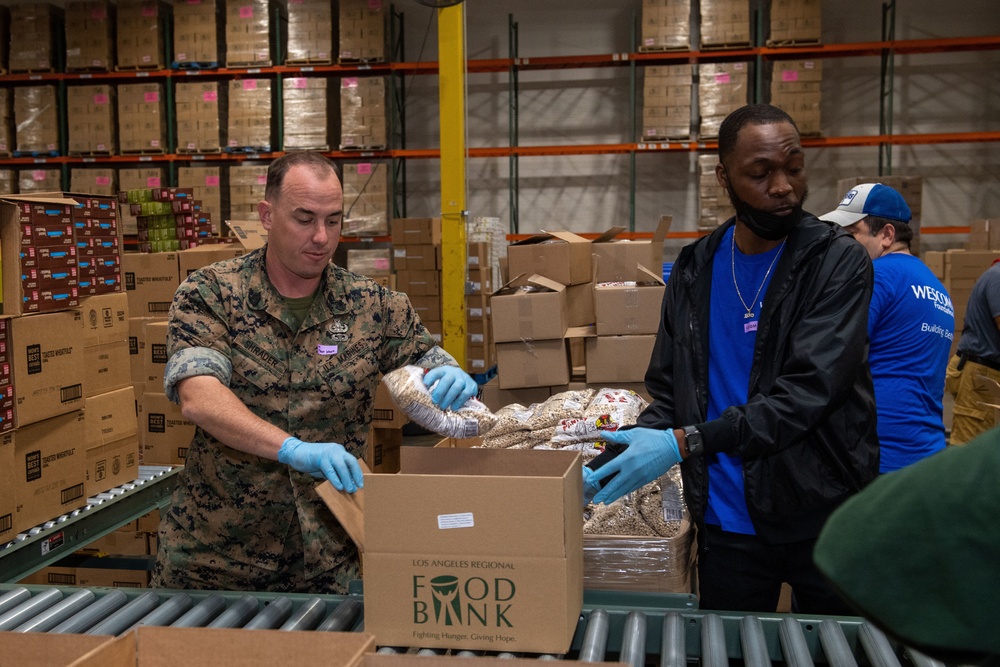 LA Fleet Week Los Angeles Region Food Bank COMREL